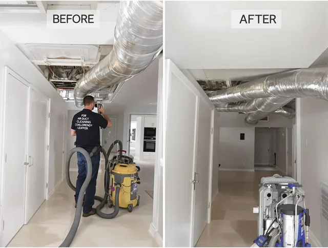 Glocester Air Duct Cleaning professional performing thorough air duct cleaning in Glocester