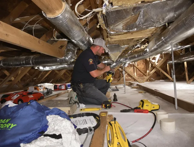 Professional air duct repair by Glocester Air Duct Cleaning in Glocester