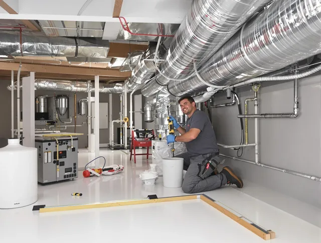 Professional duct sealing service by Glocester Air Duct Cleaning in Glocester
