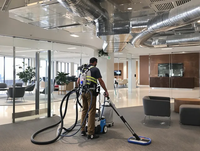 Commercial duct cleaning service by Glocester Air Duct Cleaning in Glocester