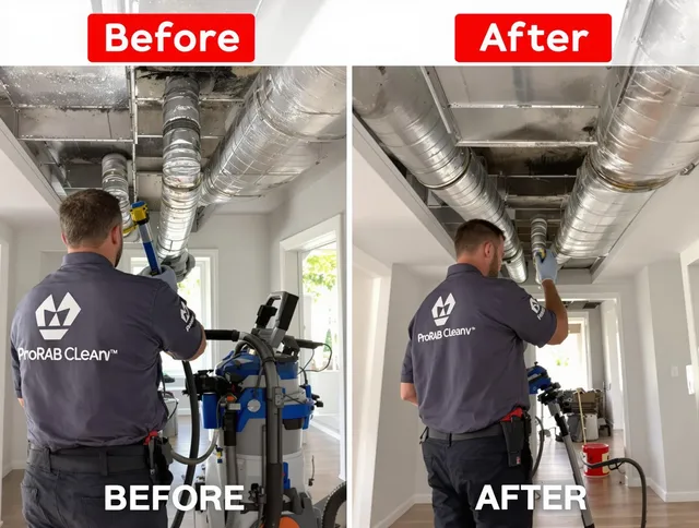 Glocester Air Duct Cleaning expert performing thorough residential duct cleaning in a Glocester home